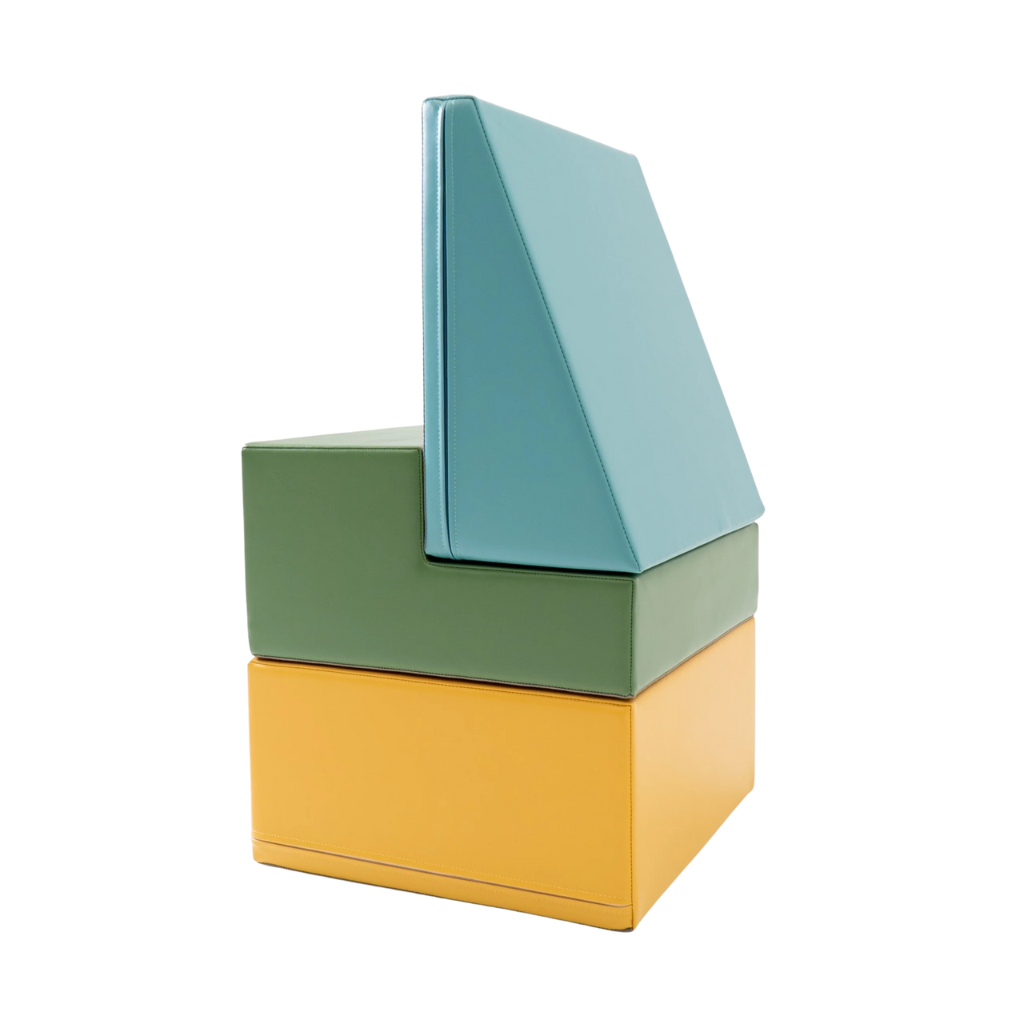 Ensemble de 3 Blocs de Mousse Soft Play - Pastel Turquoise