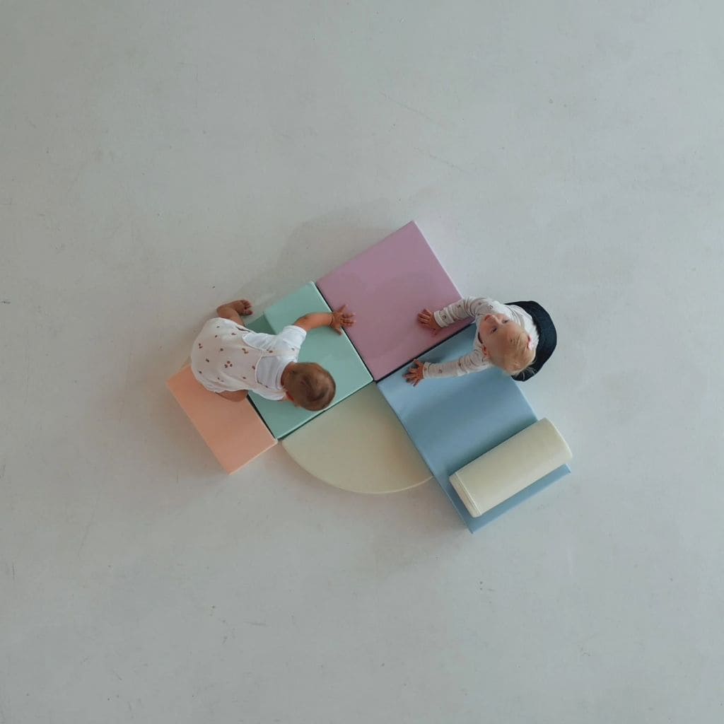 Ensemble de 6 Blocs de Mousse Soft Play - Pastel Clair