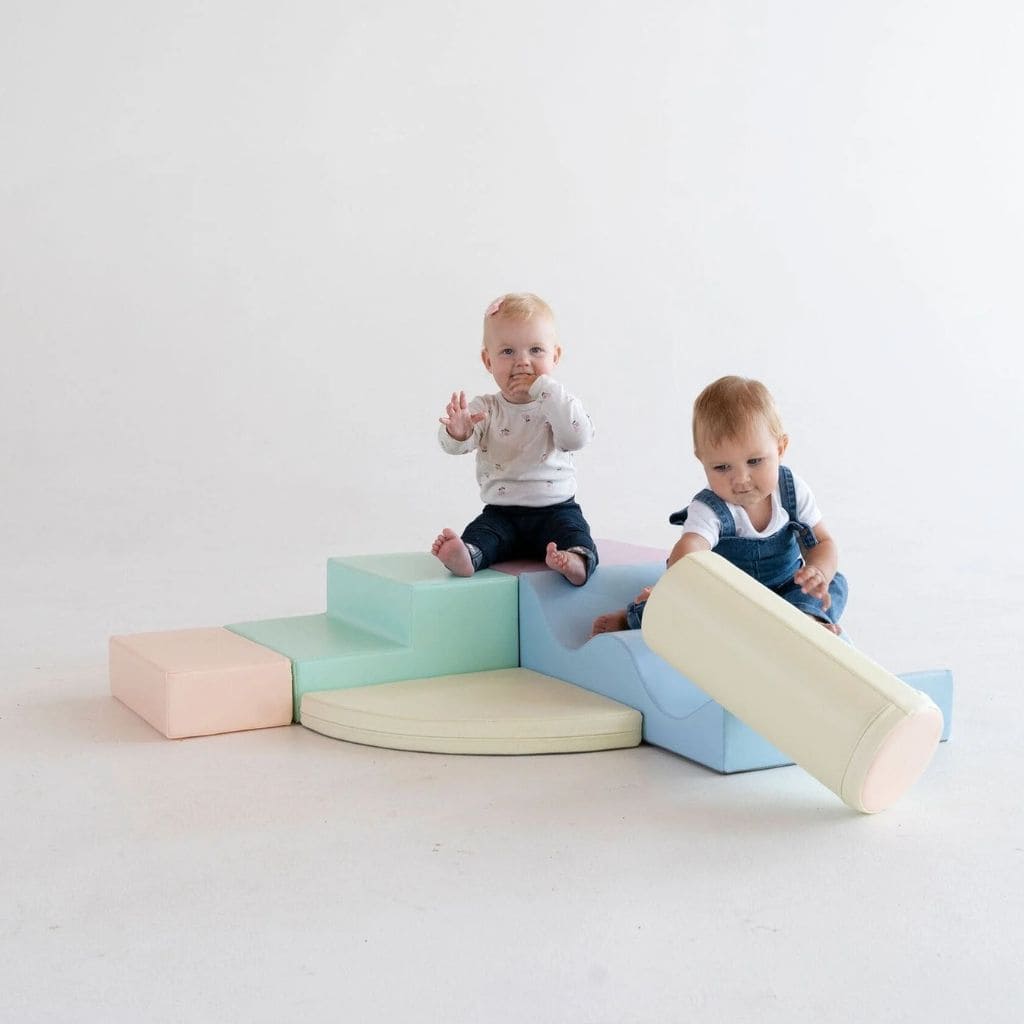 Ensemble de 6 Blocs de Mousse Soft Play - Pastel Clair