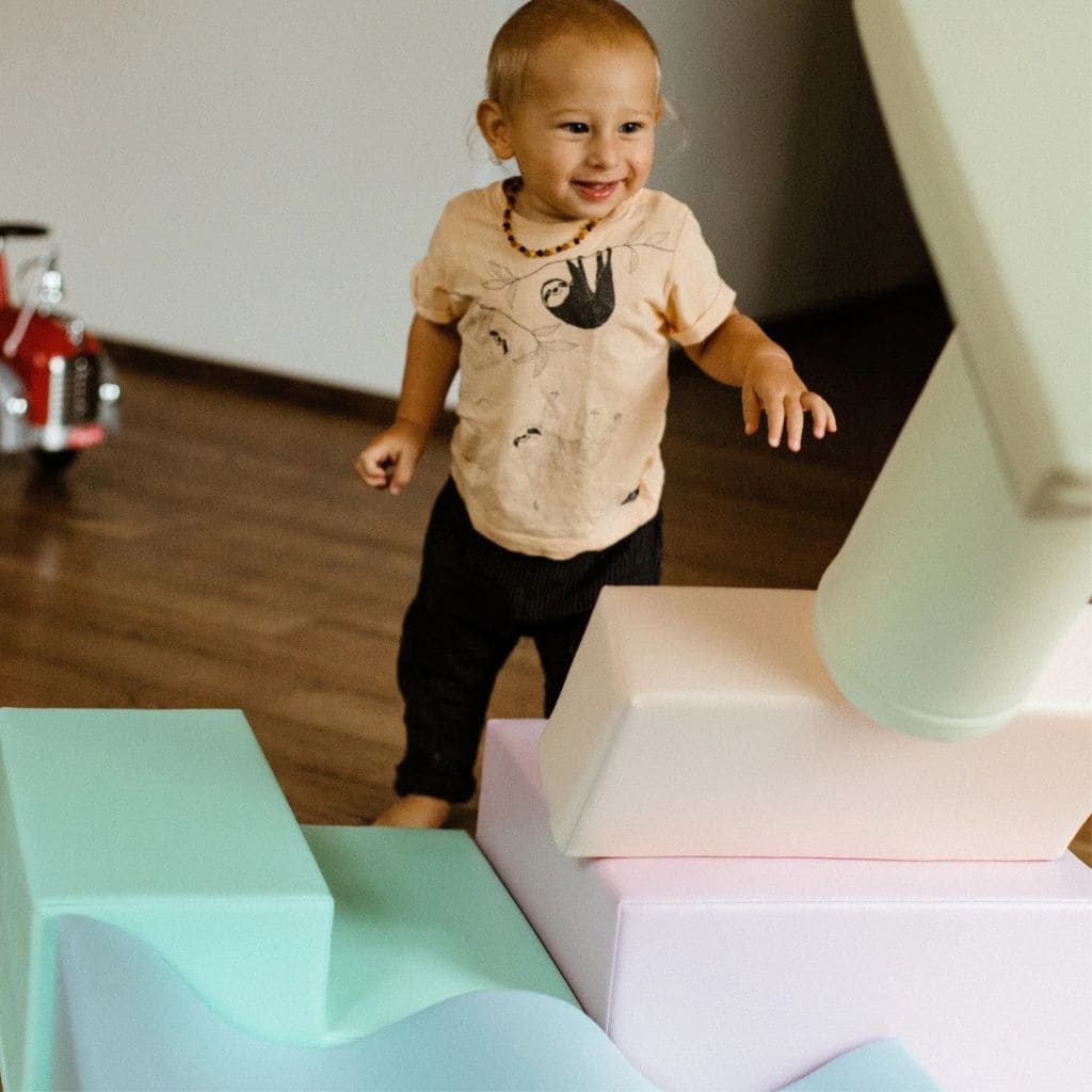 Ensemble de 6 Blocs de Mousse Soft Play - Pastel Clair