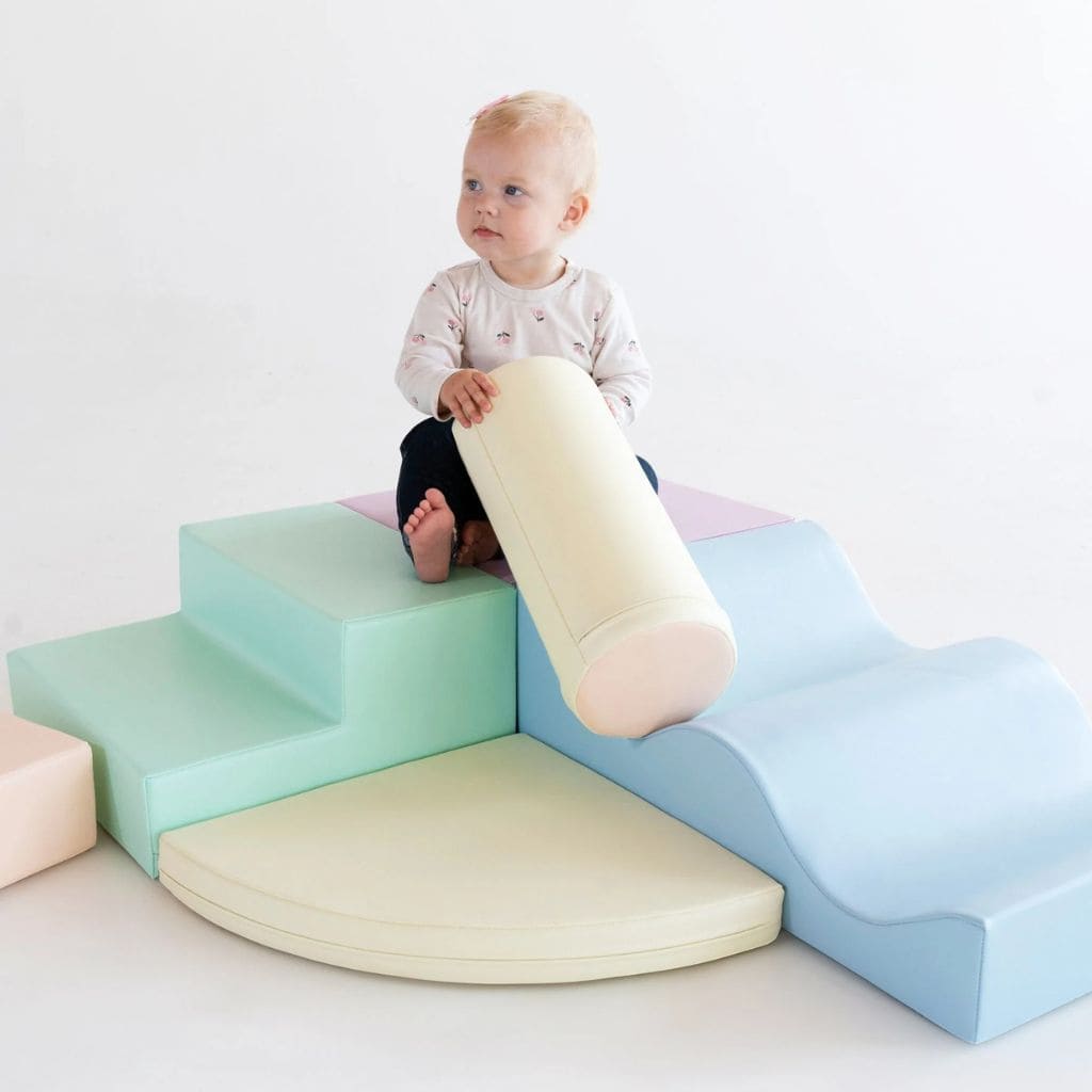 Ensemble de 6 Blocs de Mousse Soft Play - Pastel Clair