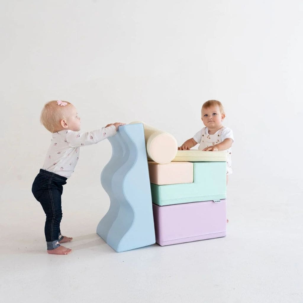 Ensemble de 6 Blocs de Mousse Soft Play - Pastel Clair