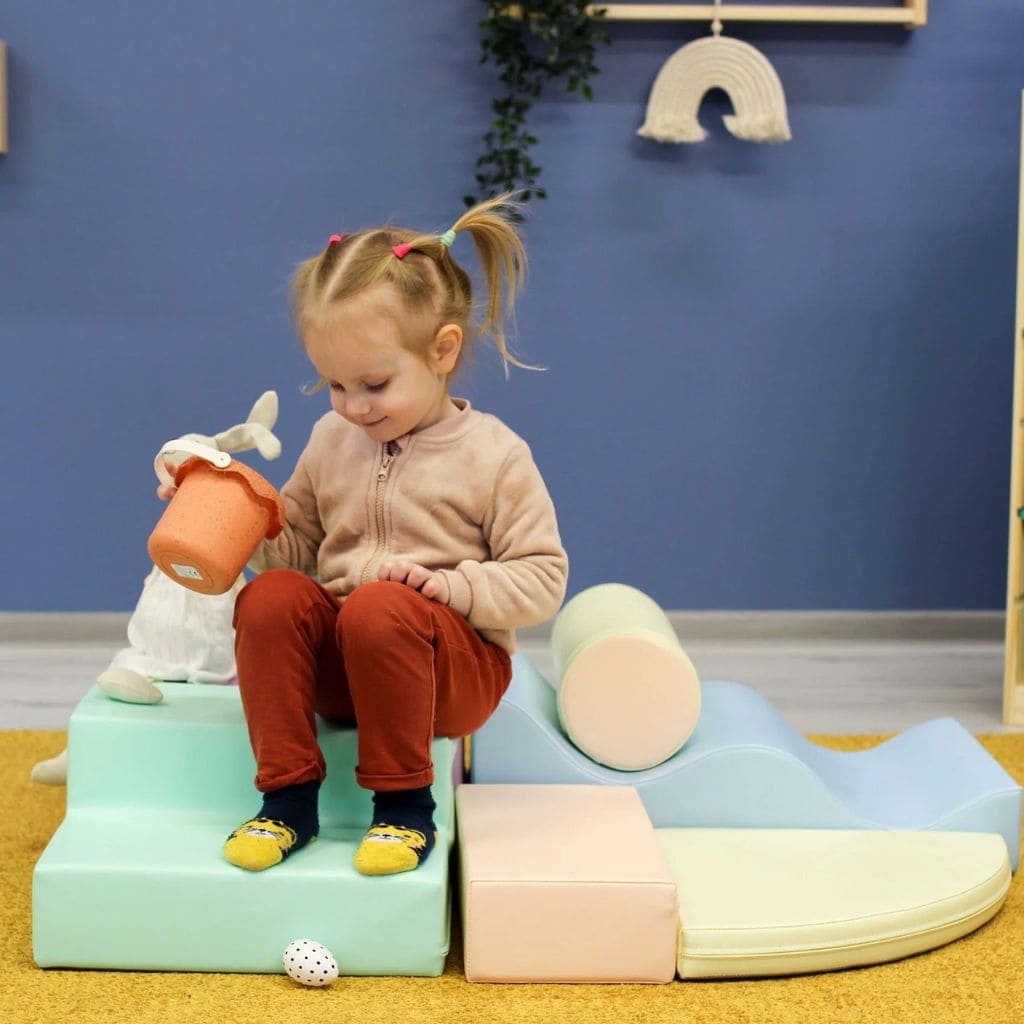 Ensemble de 6 Blocs de Mousse Soft Play -  White Explorer