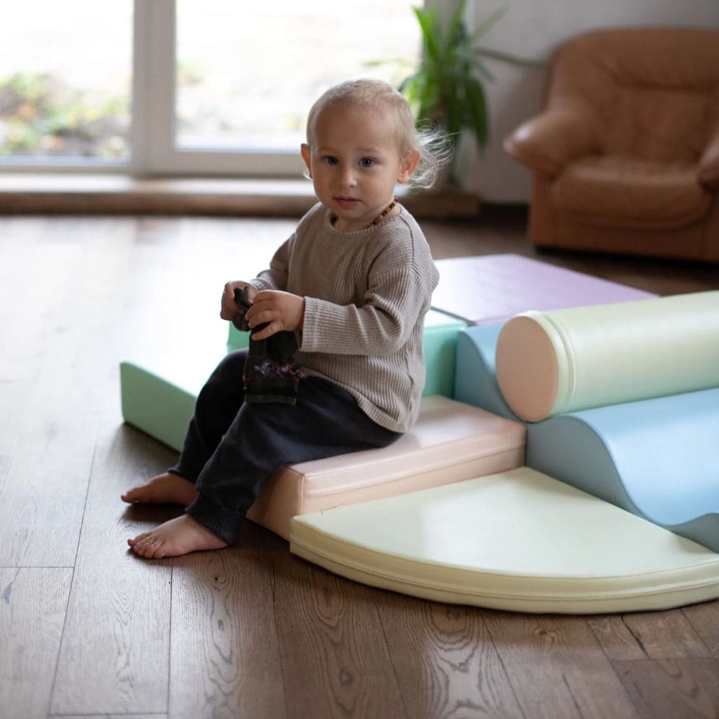 Ensemble de 6 Blocs de Mousse Soft Play - Pastel Clair