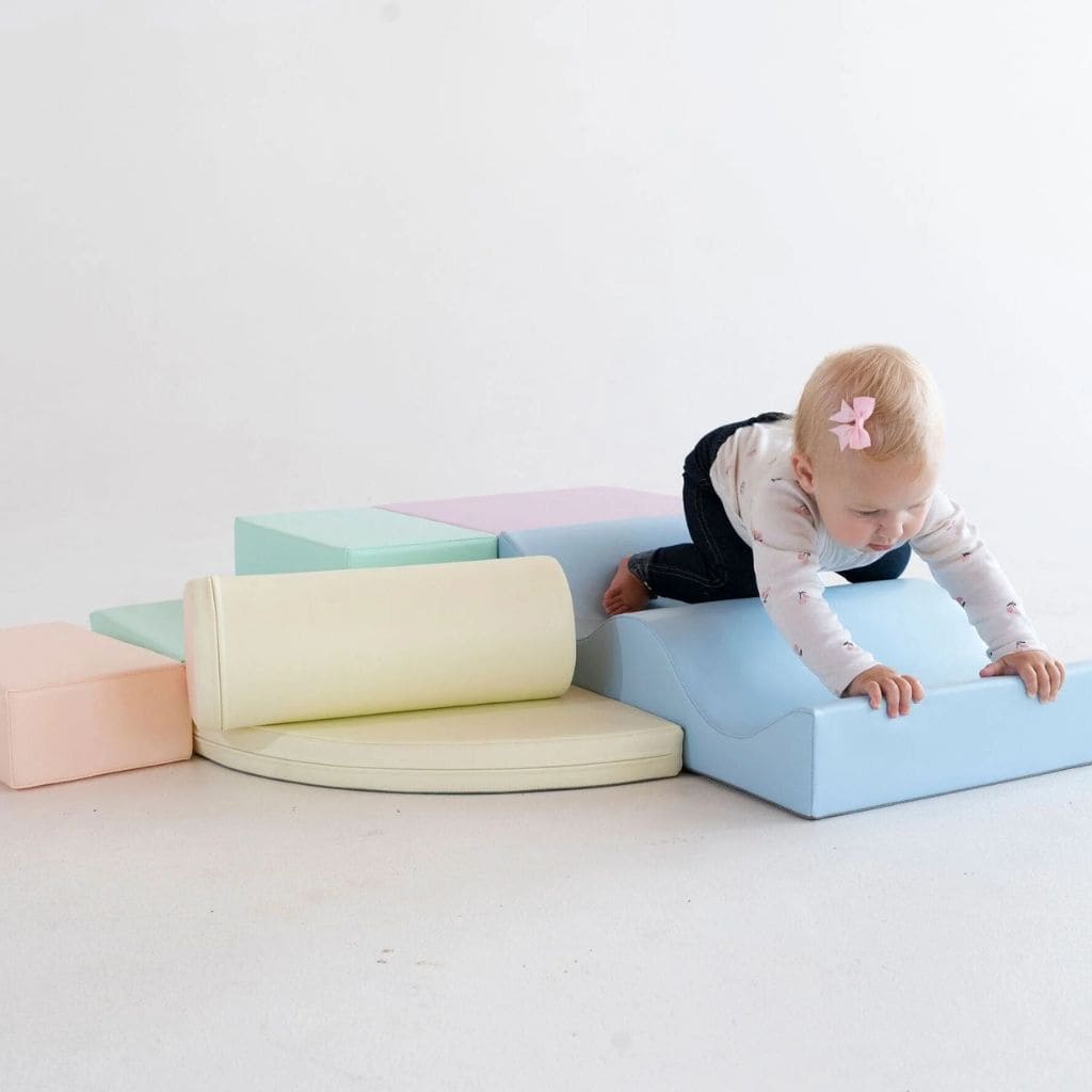 Ensemble de 6 Blocs de Mousse Soft Play - Pastel Clair