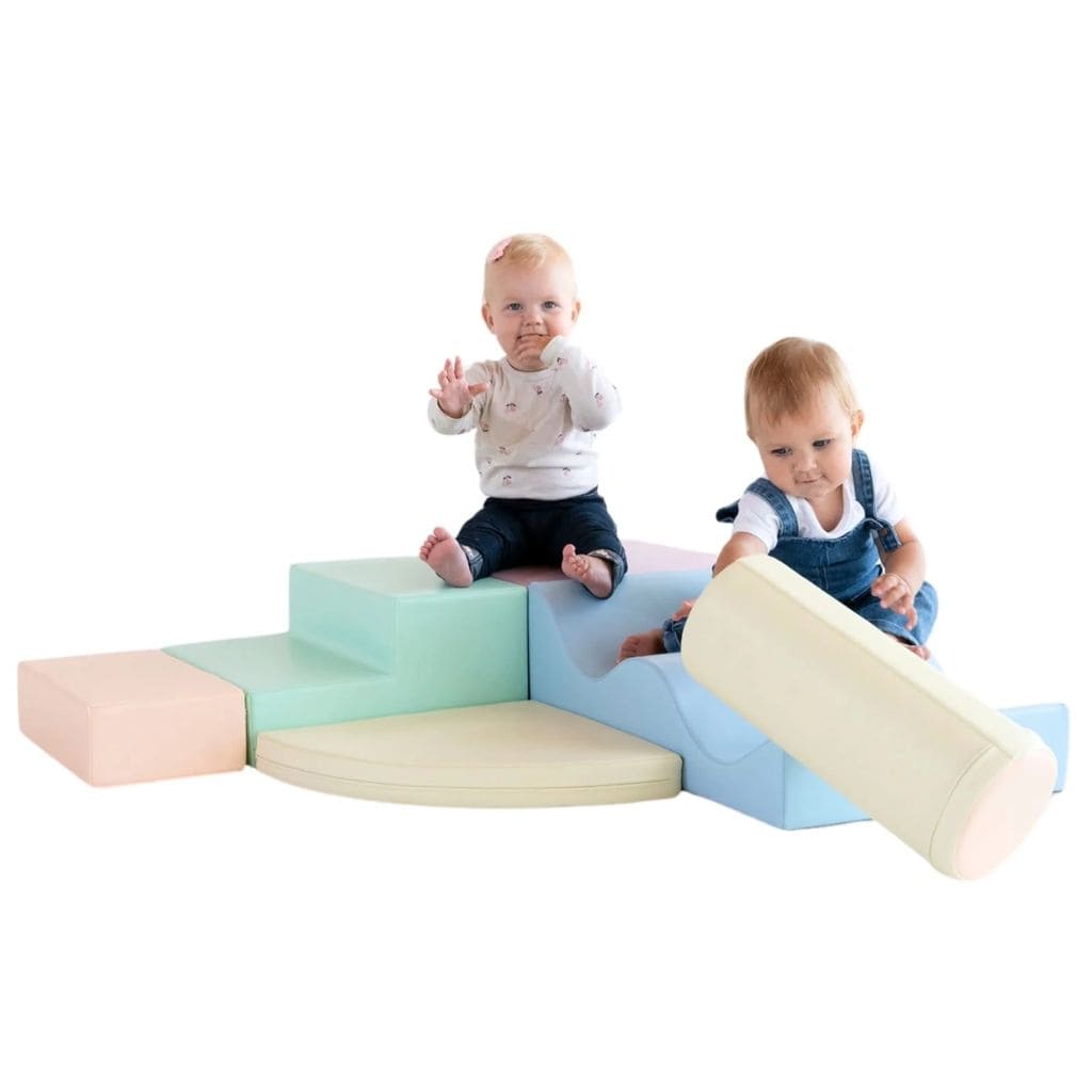 Ensemble de 6 Blocs de Mousse Soft Play -  White Explorer