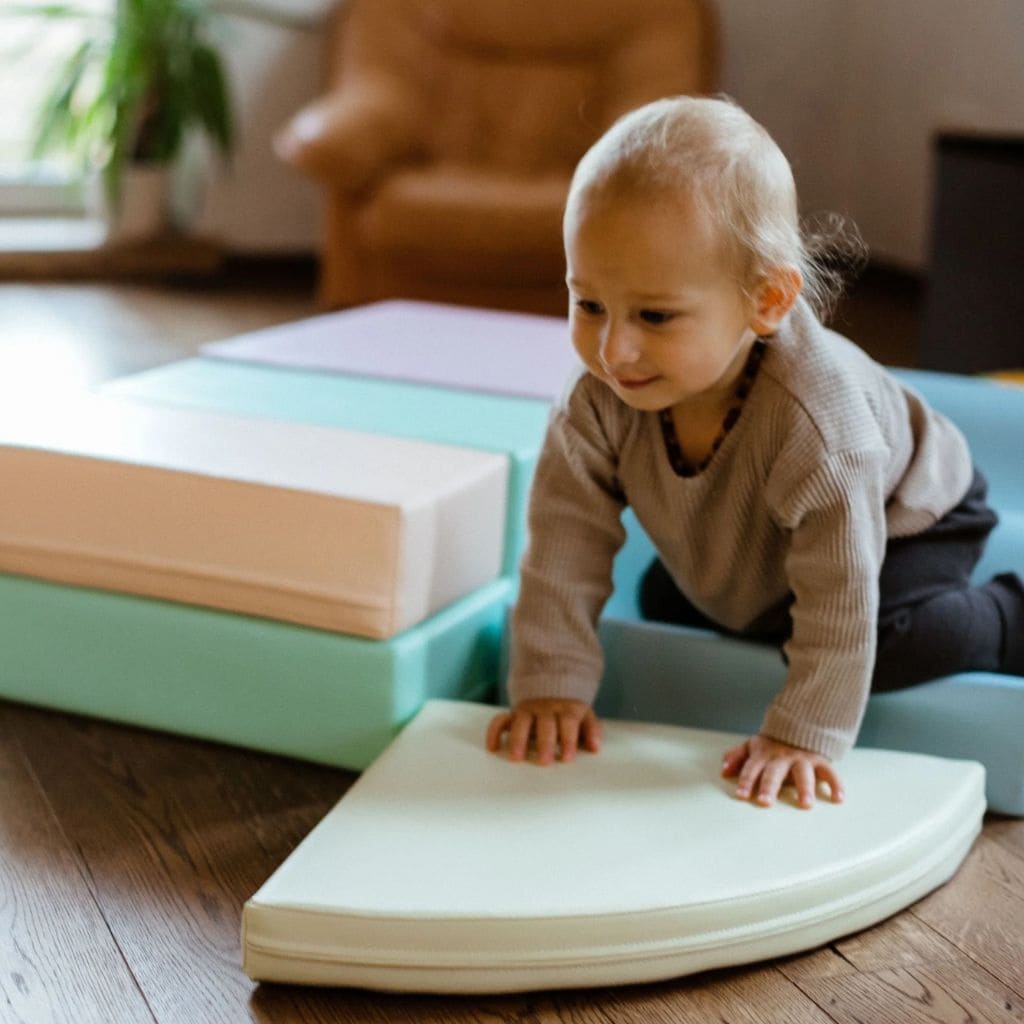 Ensemble de 6 Blocs de Mousse Soft Play - Pastel Clair