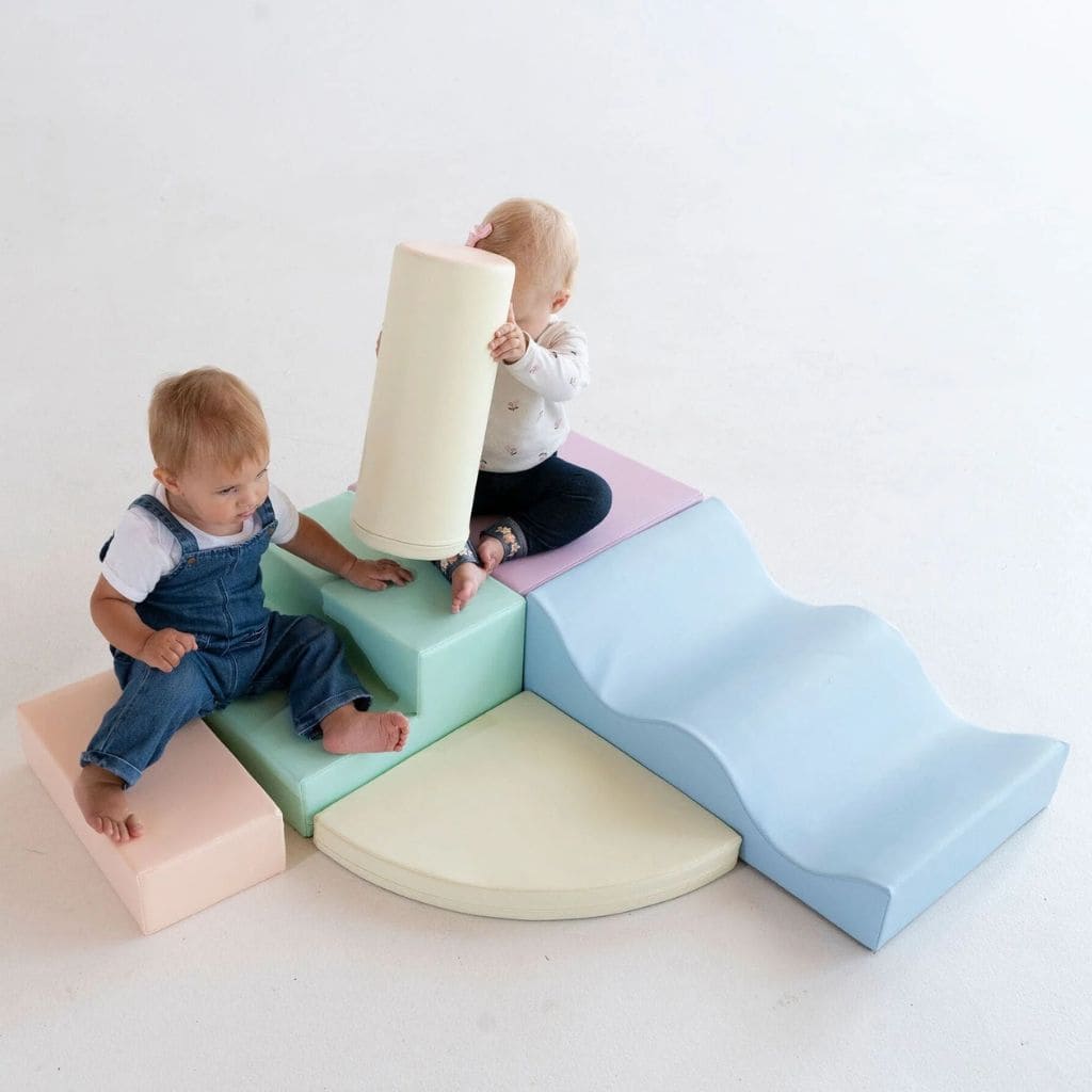 Ensemble de 6 Blocs de Mousse Soft Play - Beige