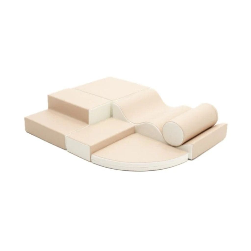 Ensemble de 6 Blocs de Mousse Soft Play - Beige