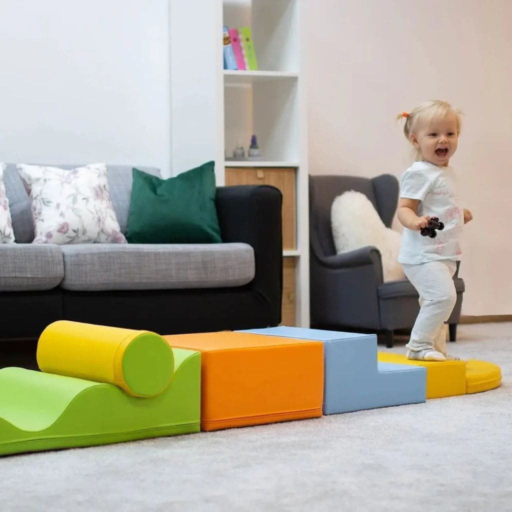 Ensemble de 6 Blocs de Mousse Soft Play - Multicolor