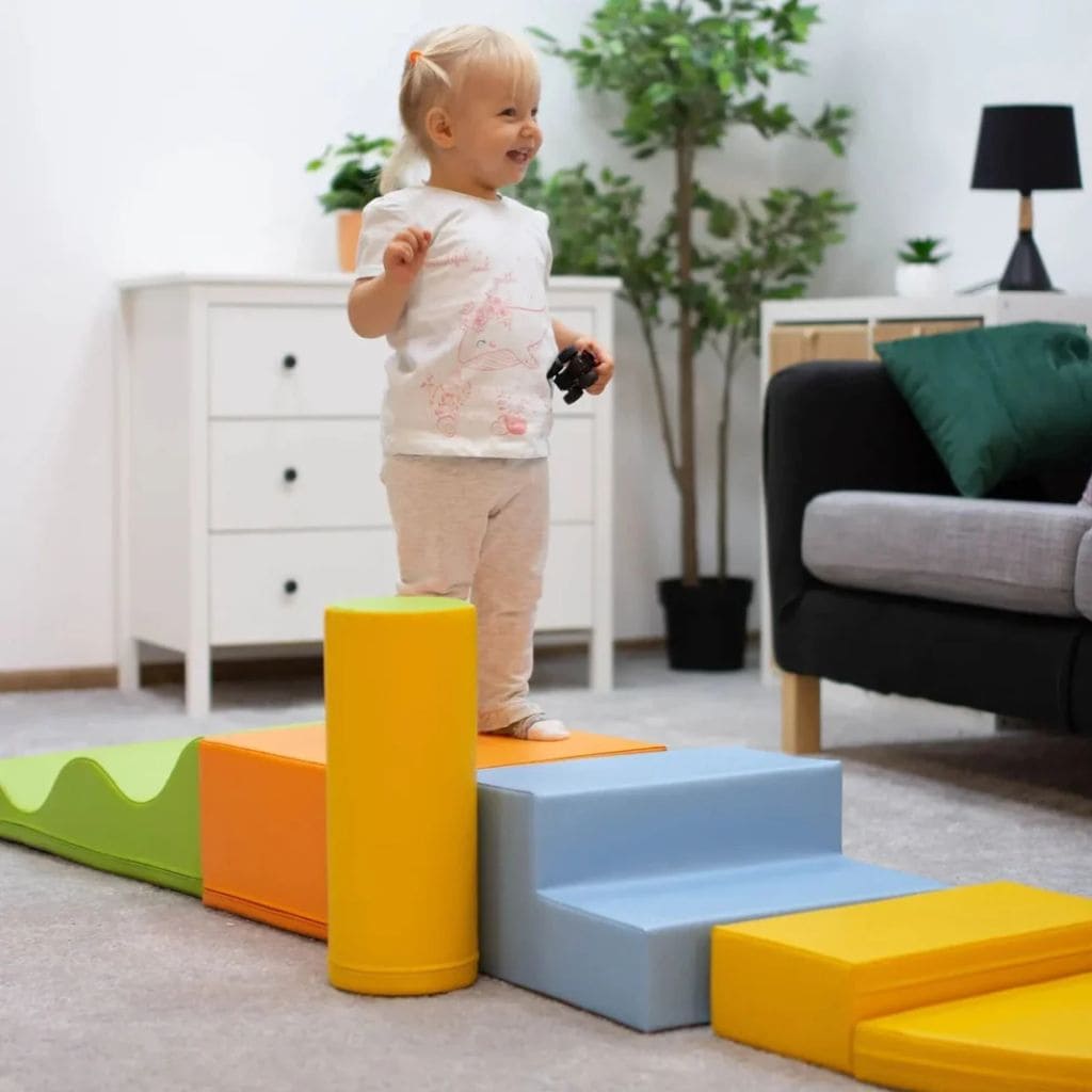 Ensemble de 6 Blocs de Mousse Soft Play - Multicolor