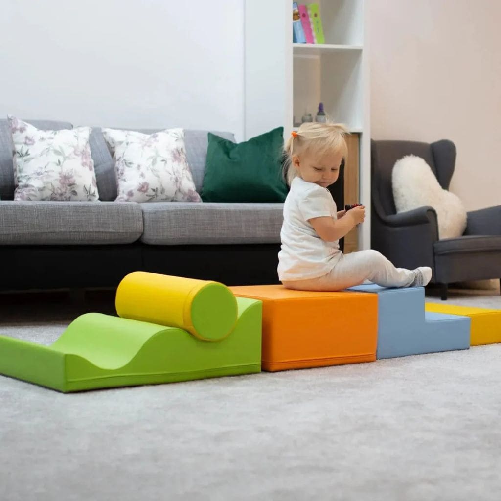 Ensemble de 6 Blocs de Mousse Soft Play - Multicolor