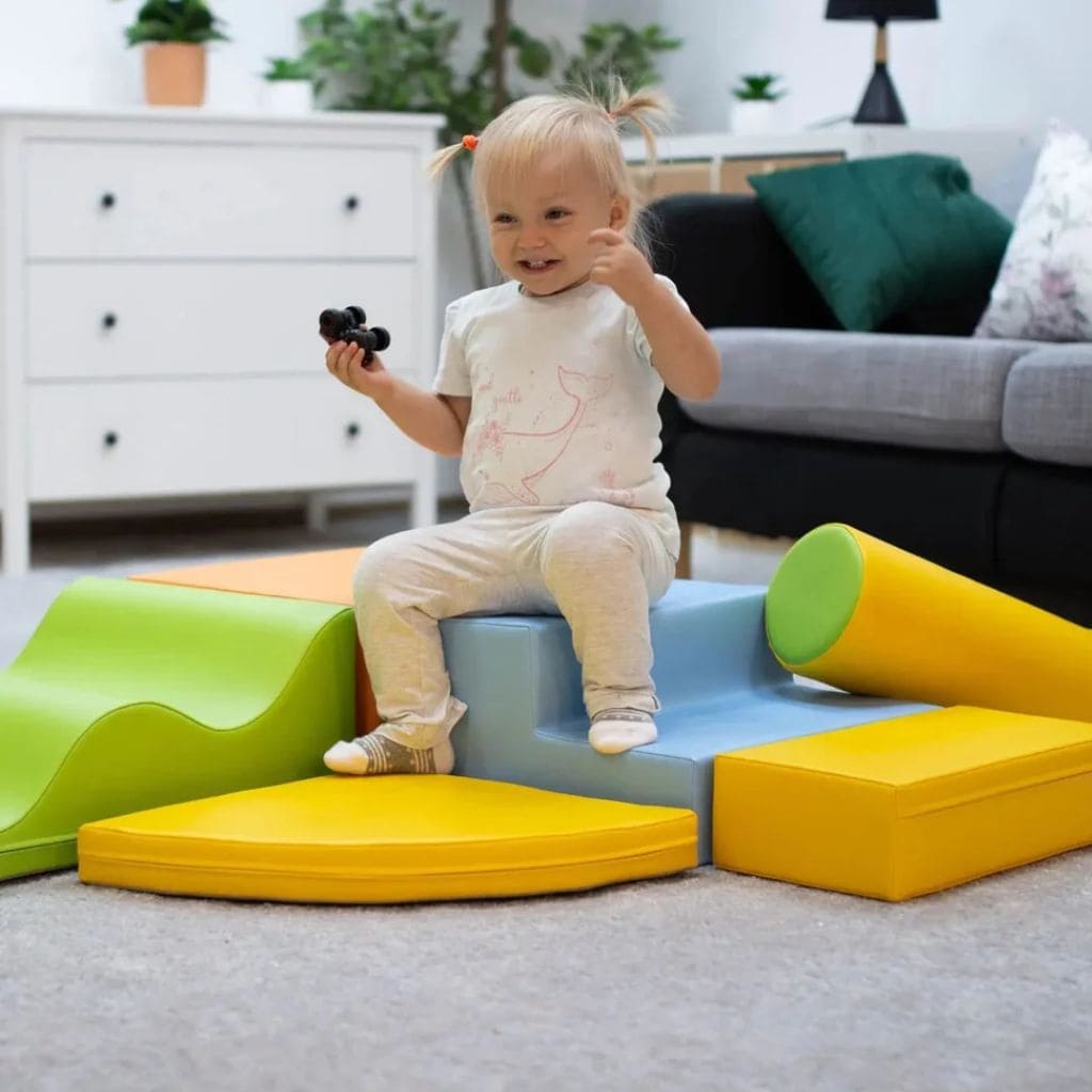 Ensemble de 6 Blocs de Mousse Soft Play - Multicolor