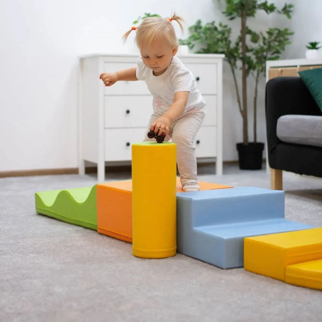 Ensemble de 6 Blocs de Mousse Soft Play - Multicolor