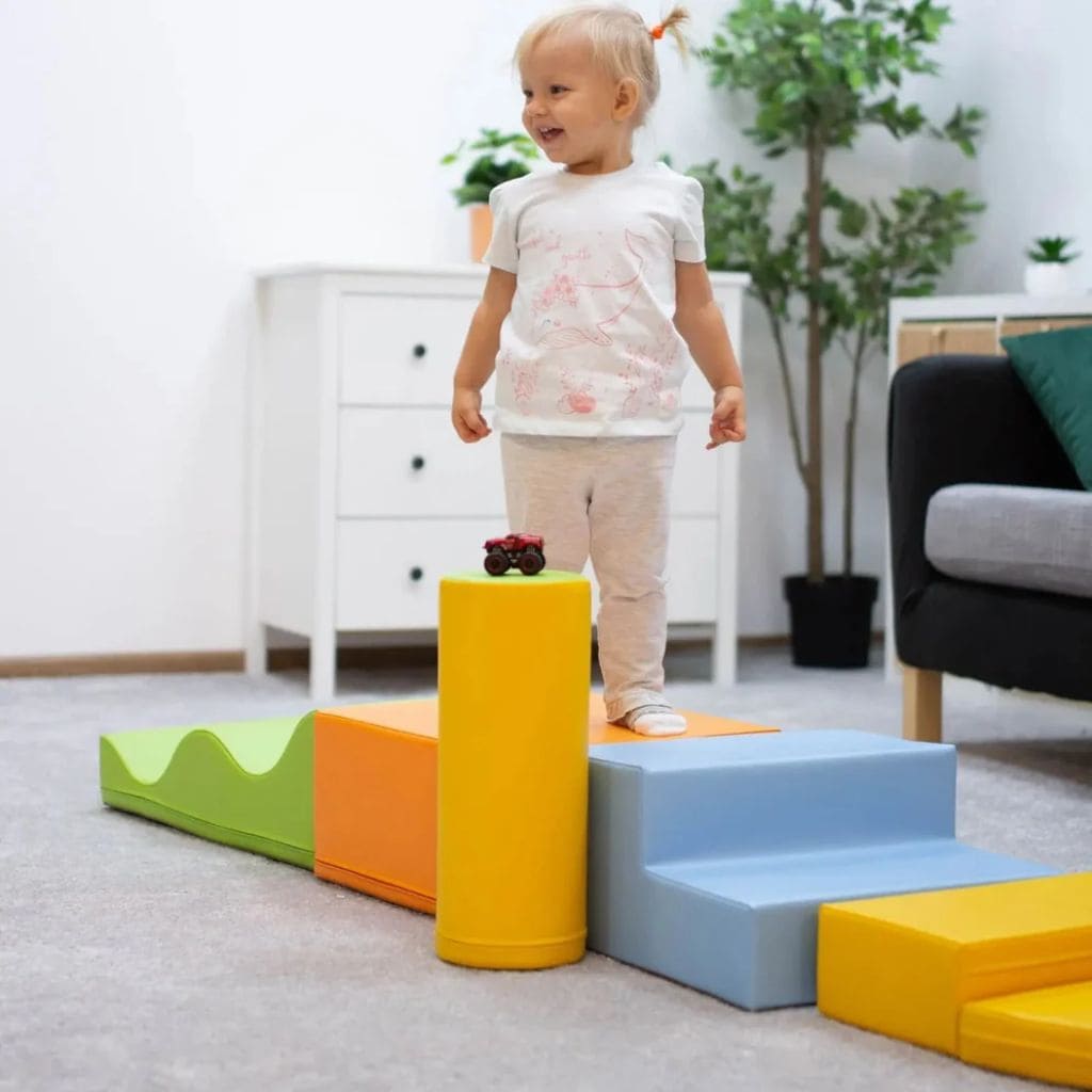 Ensemble de 6 Blocs de Mousse Soft Play - Multicolor