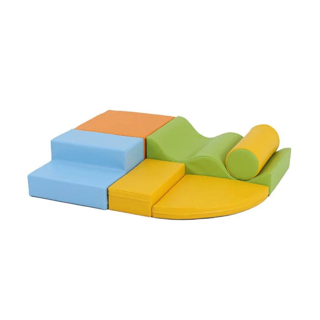 Ensemble de 6 Blocs de Mousse Soft Play - Multicolor