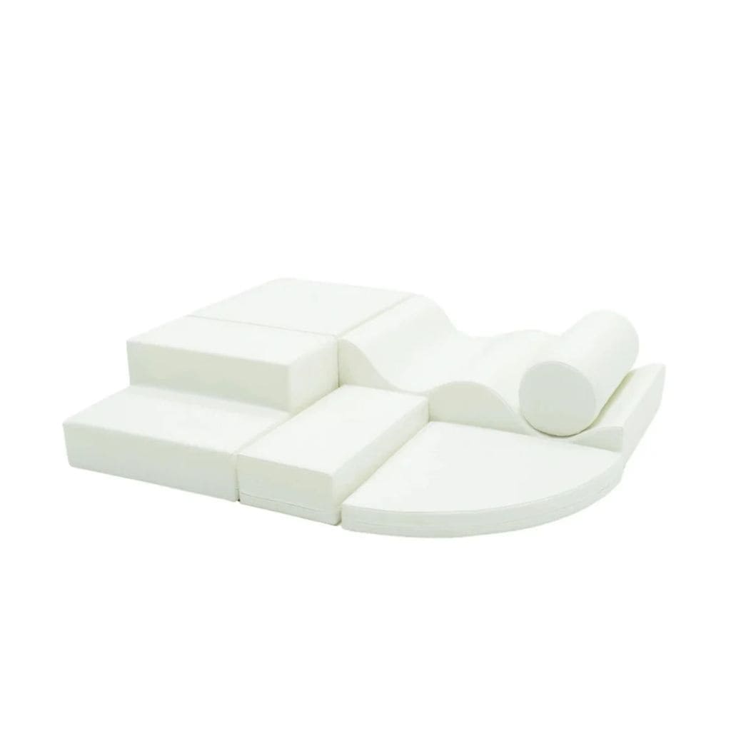 Ensemble de 6 Blocs de Mousse Soft Play -  White Explorer