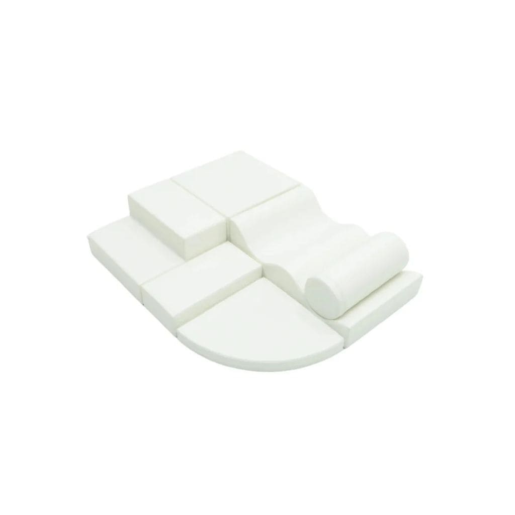 Ensemble de 6 Blocs de Mousse Soft Play -  White Explorer