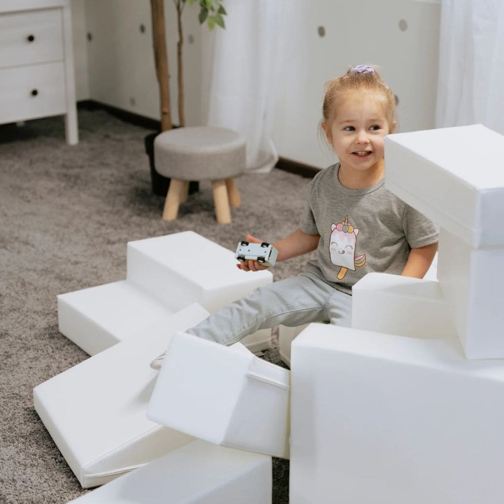 Ensemble de 10 Blocs de Mousse Soft Play  - White