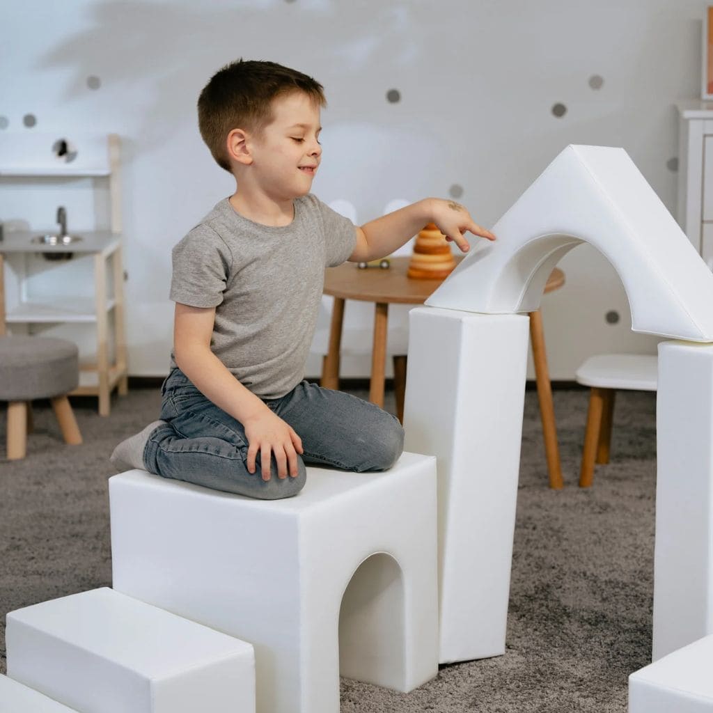 Ensemble de 10 Blocs de Mousse Soft Play  - White