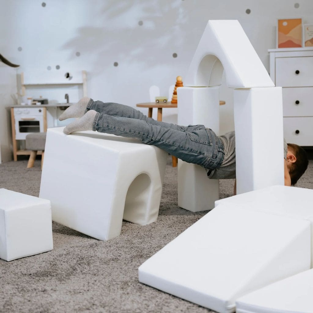 Ensemble de 10 Blocs de Mousse Soft Play  - White