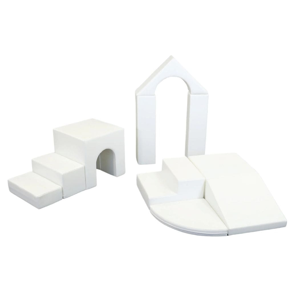 Ensemble de 10 Blocs de Mousse Soft Play  - White