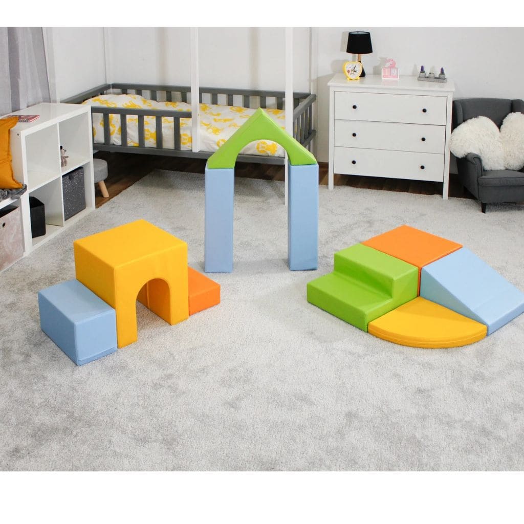 Ensemble de 10 Blocs de Mousse Soft Play  -  Light Multicolor