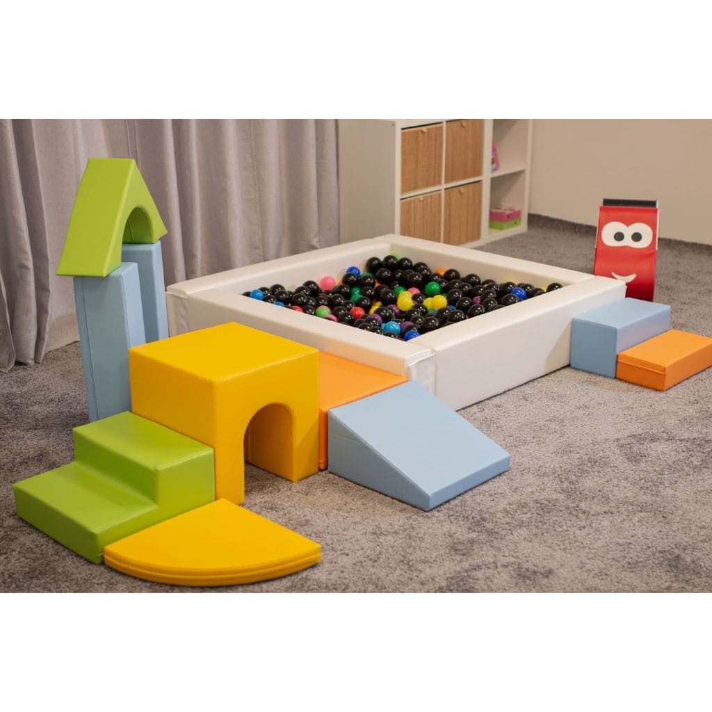 Ensemble de 10 Blocs de Mousse Soft Play  -  Light Multicolor