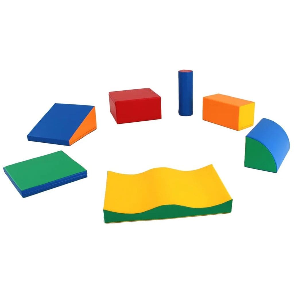 Ensemble de 7 Blocs de Mousse Soft Play- Multicolor