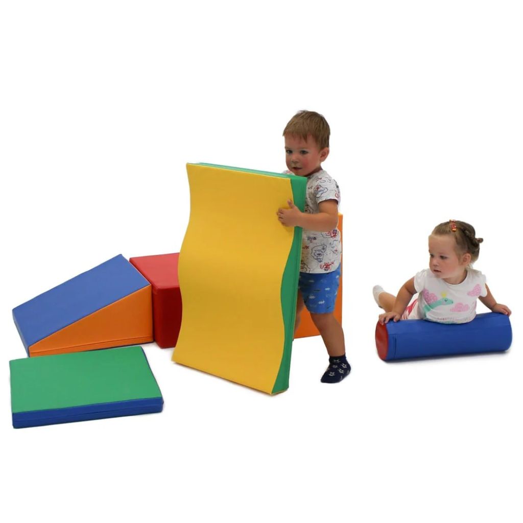 Ensemble de 7 Blocs de Mousse Soft Play- Multicolor