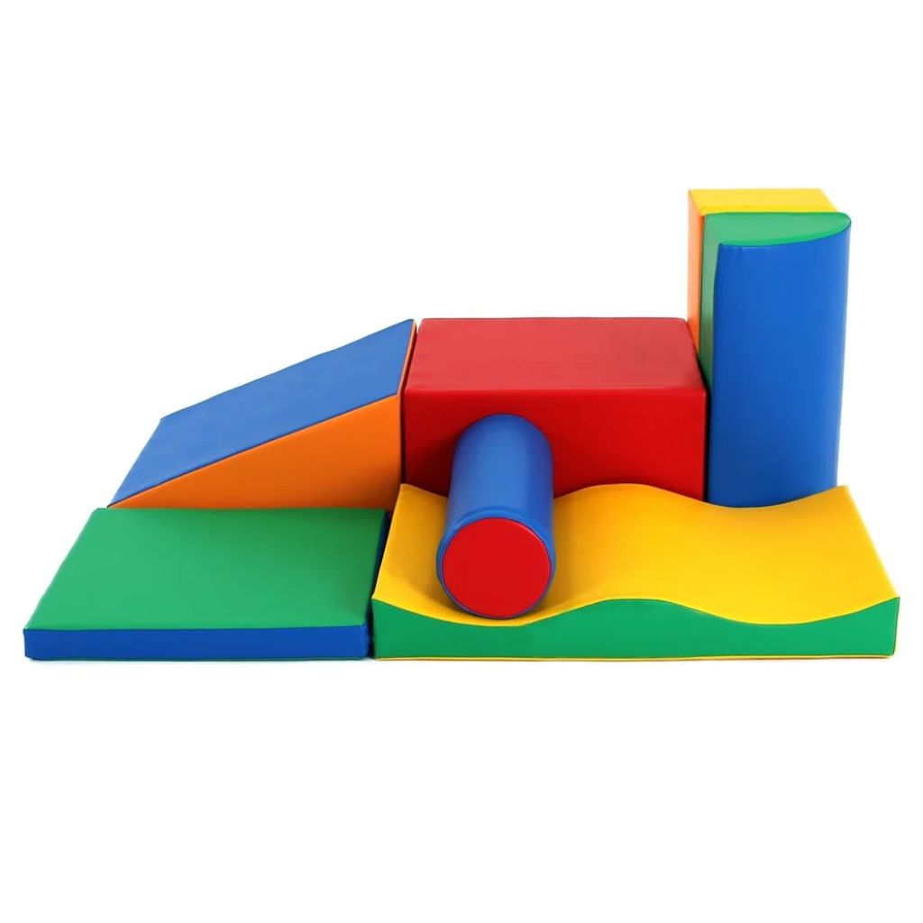 Ensemble de 7 Blocs de Mousse Soft Play- Multicolor