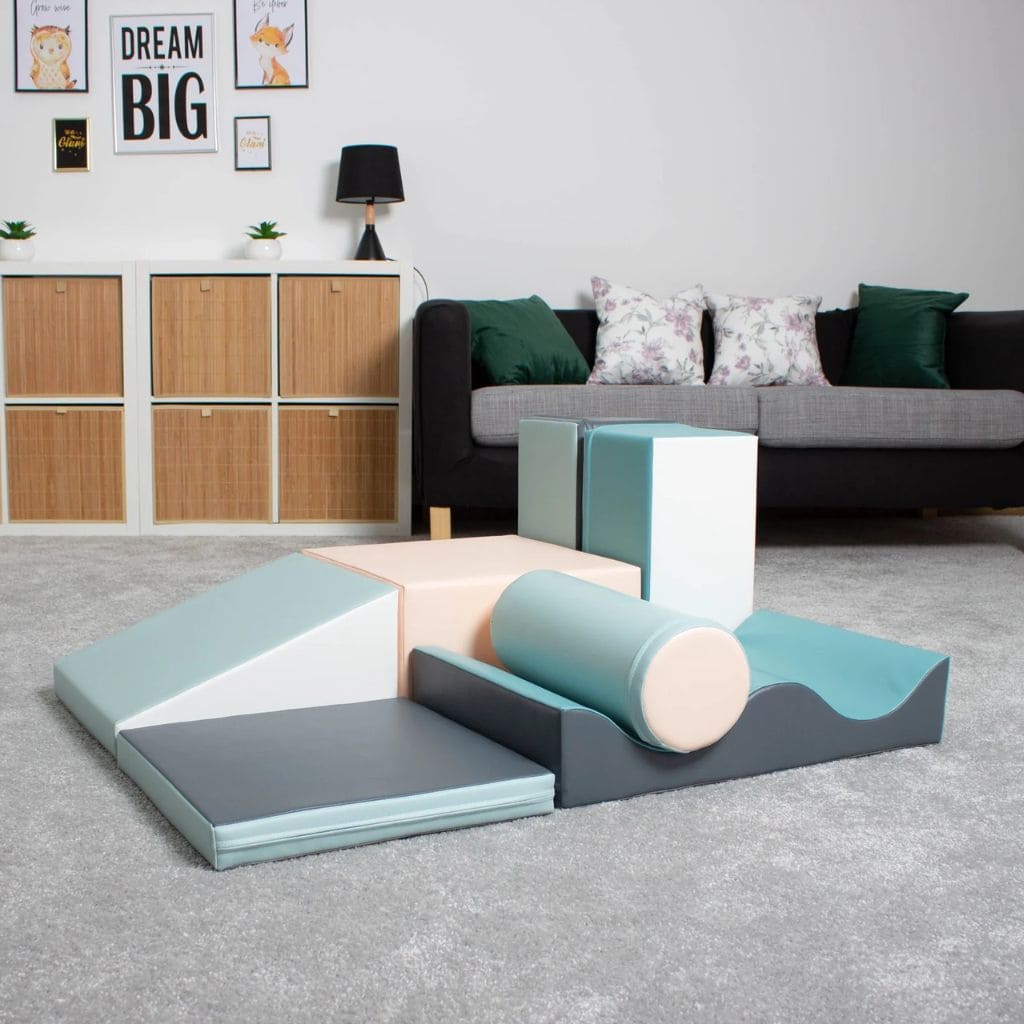 Ensemble de 7 Blocs de Mousse Soft Play - Pastel
