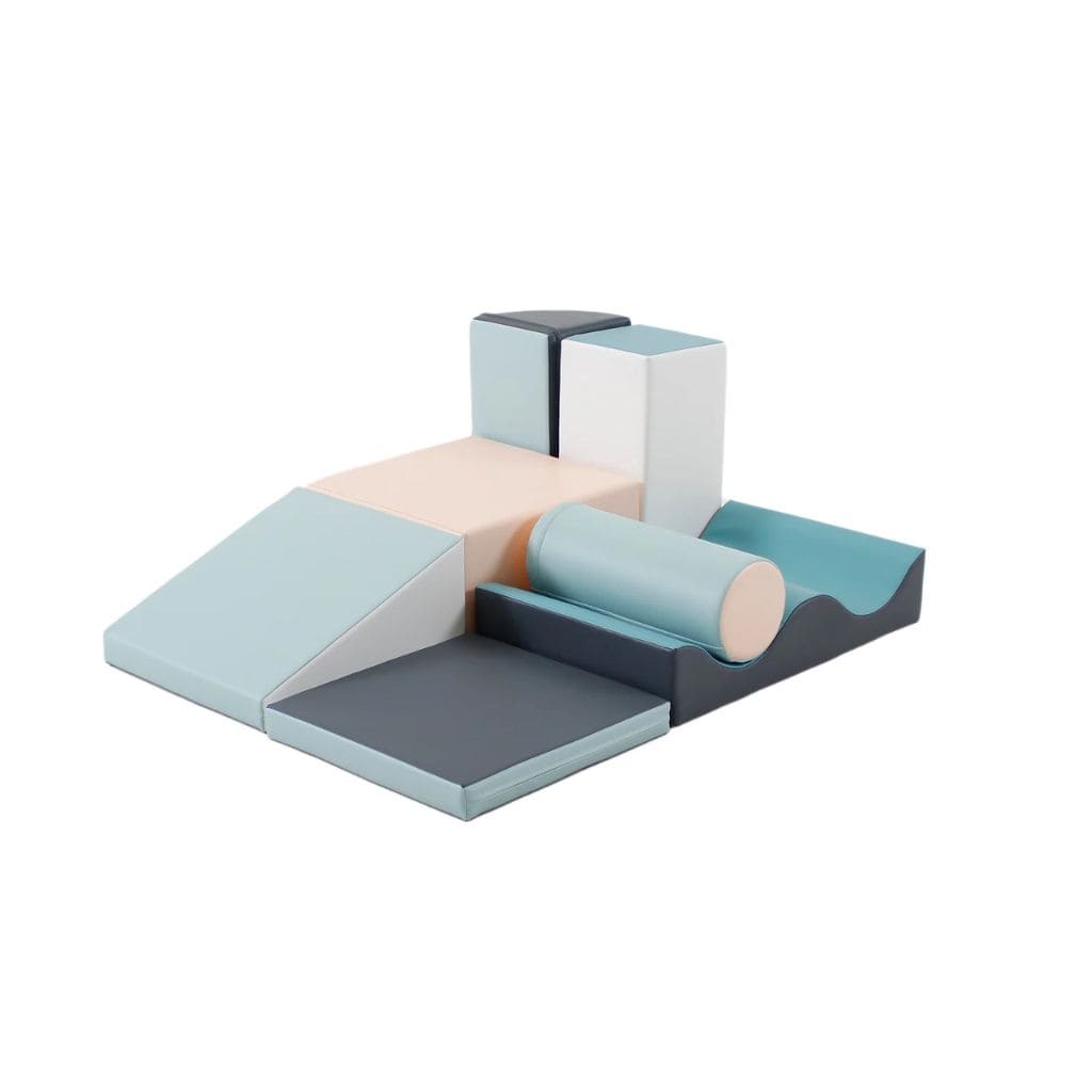 Ensemble de 7 Blocs de Mousse Soft Play - Pastel