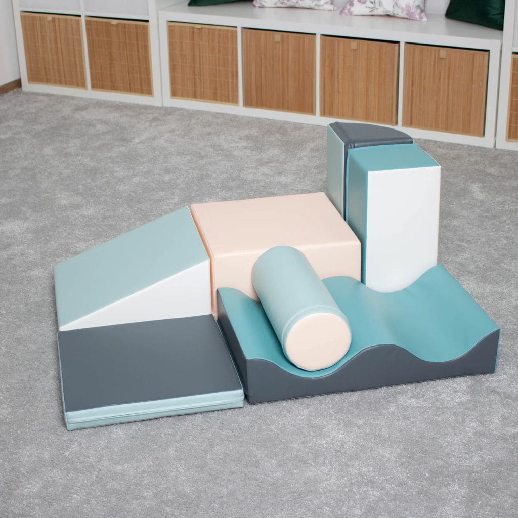 Ensemble de 7 Blocs de Mousse Soft Play - Pastel