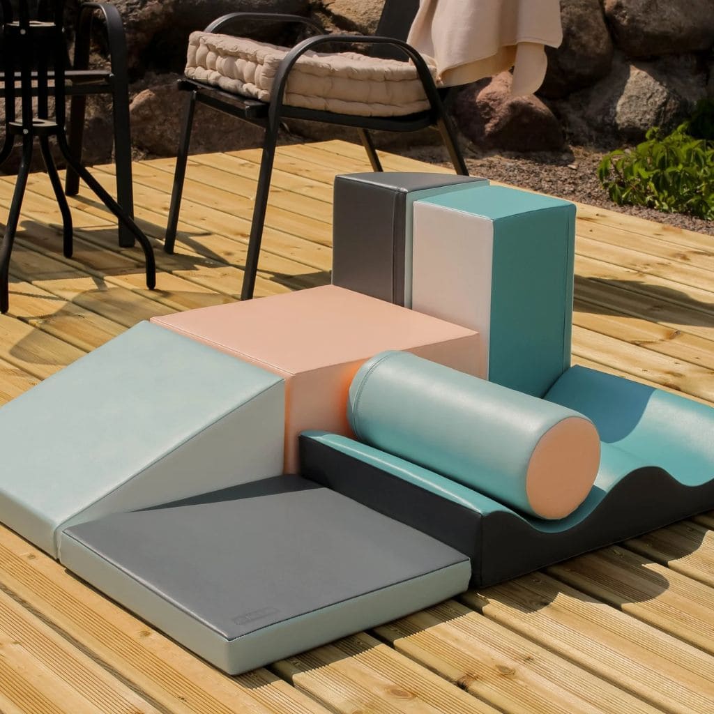 Ensemble de 7 Blocs de Mousse Soft Play - Pastel