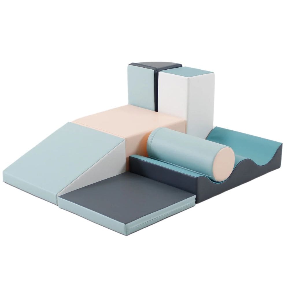 Ensemble de 7 Blocs de Mousse Soft Play - Pastel