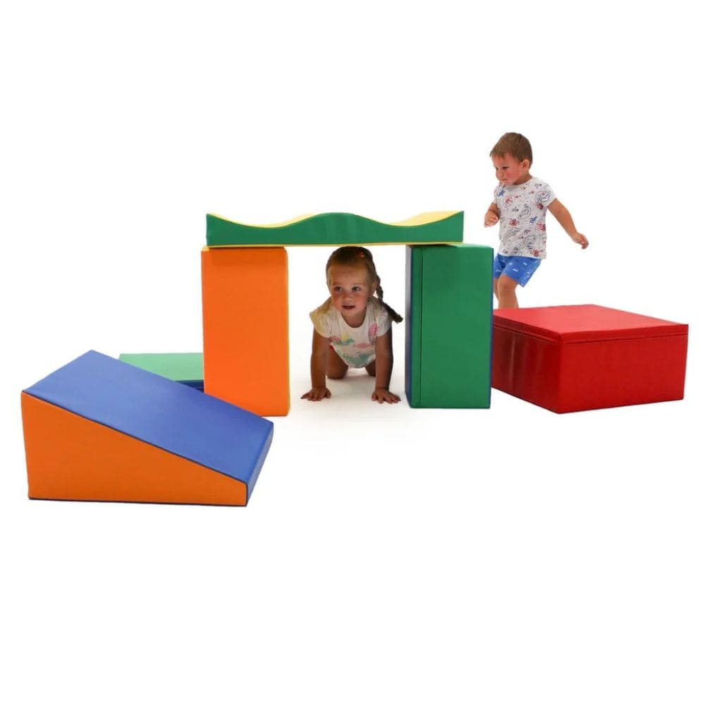 Ensemble de 7 Blocs de Mousse Soft Play- Multicolor