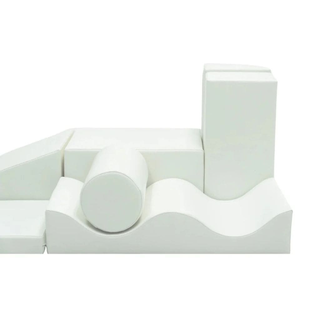 Ensemble de 7 Blocs de Mousse Soft Play- White