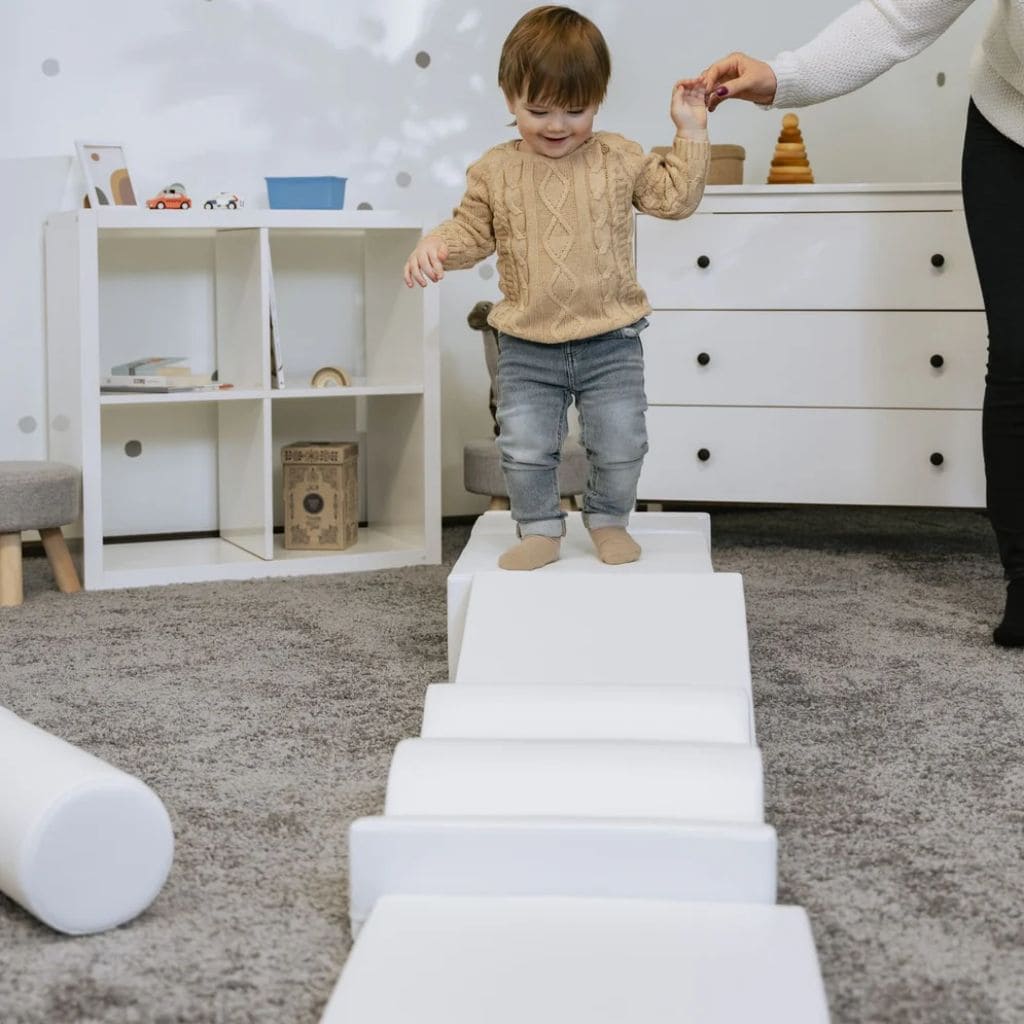 Ensemble de 8 Blocs de Mousse Soft Play - Pastel Pink