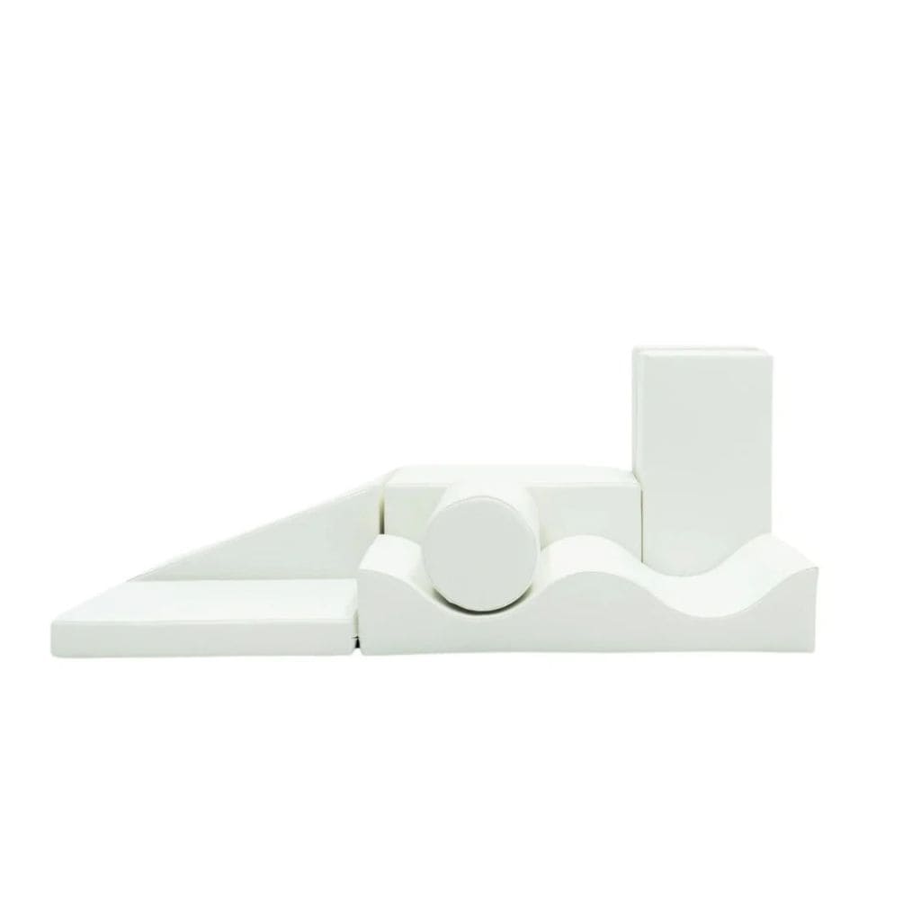 Ensemble de 7 Blocs de Mousse Soft Play- White
