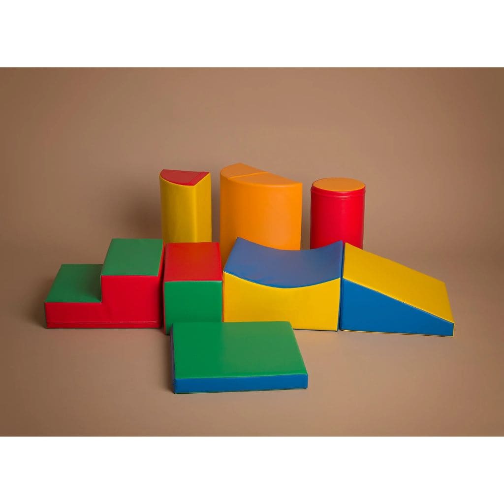 Ensemble de 8 Blocs de Mousse Soft Play -Multicolor