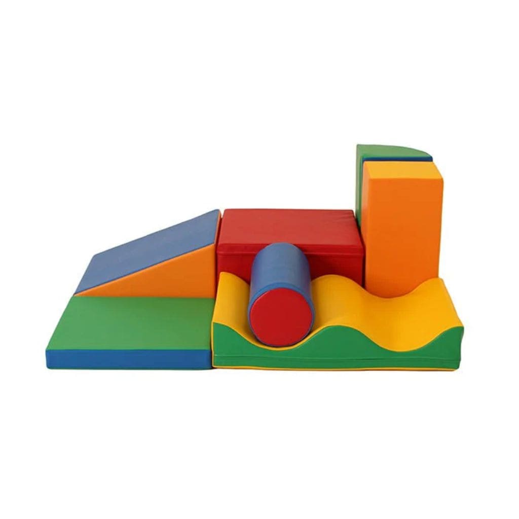 Ensemble de 7 Blocs de Mousse Soft Play- Multicolor