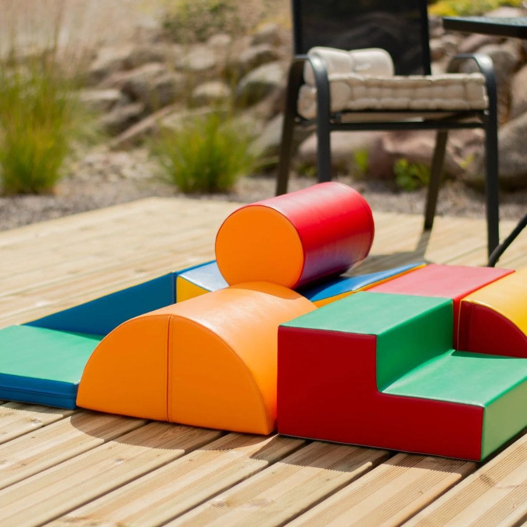 Ensemble de 8 Blocs de Mousse Soft Play -Multicolor