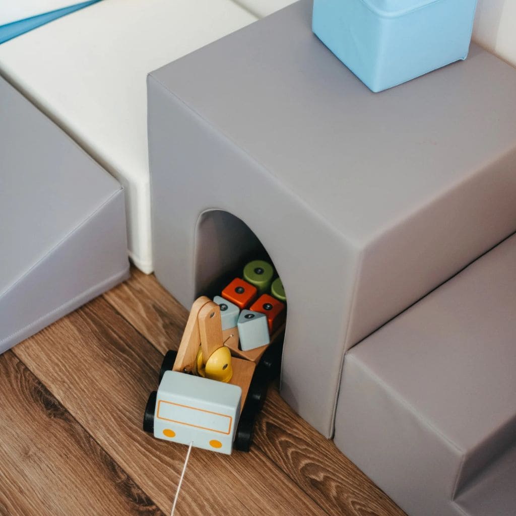 Ensemble de 10 Blocs de Mousse Soft Play  - Grey & White