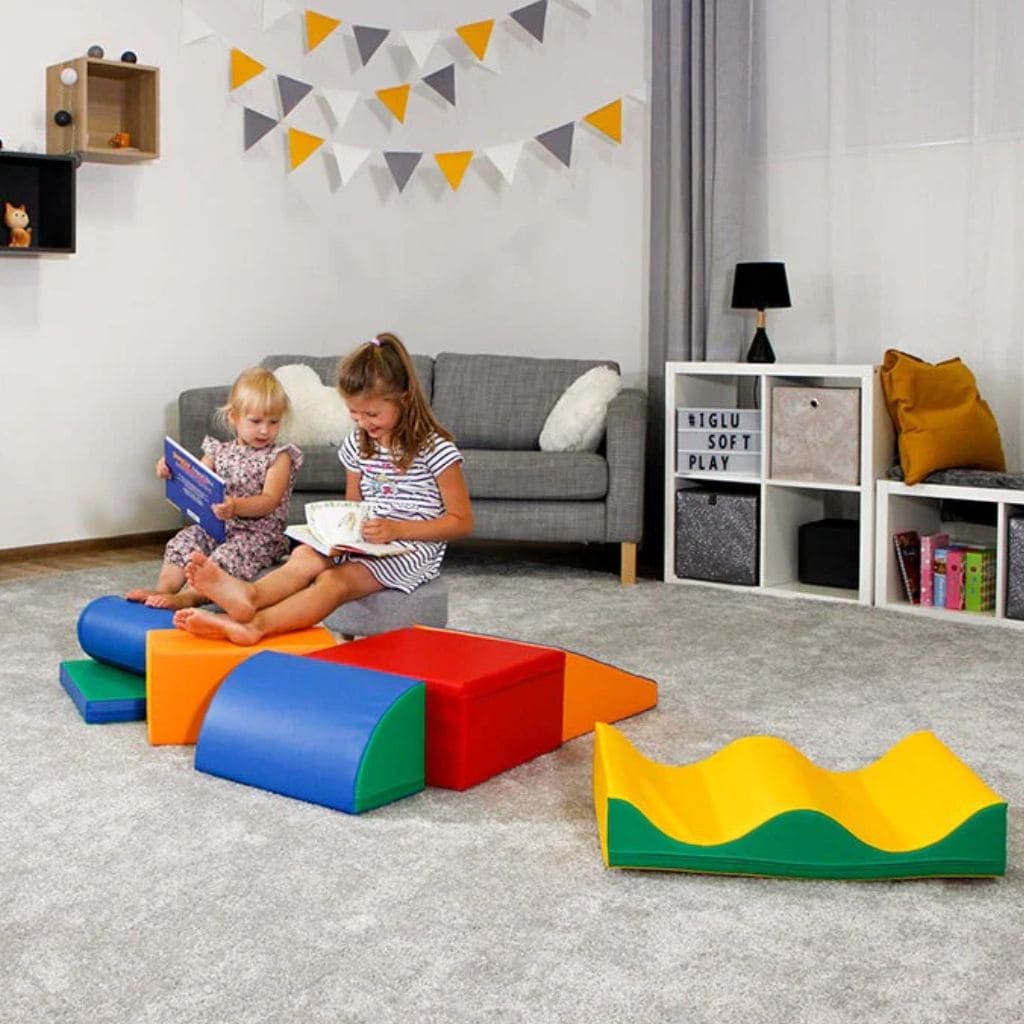 Ensemble de 7 Blocs de Mousse Soft Play- Multicolor