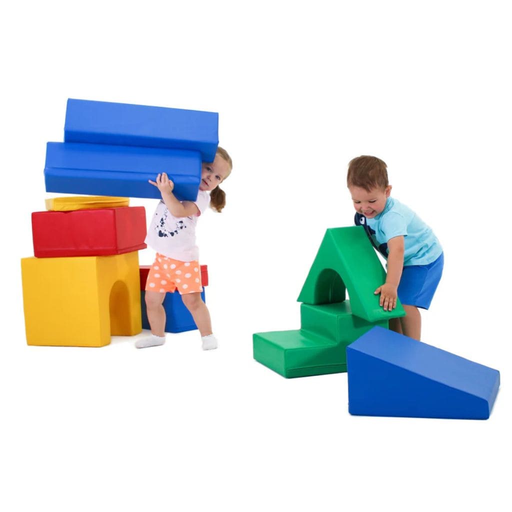 Ensemble de 10 Blocs de Mousse Soft Play  - Multicolor