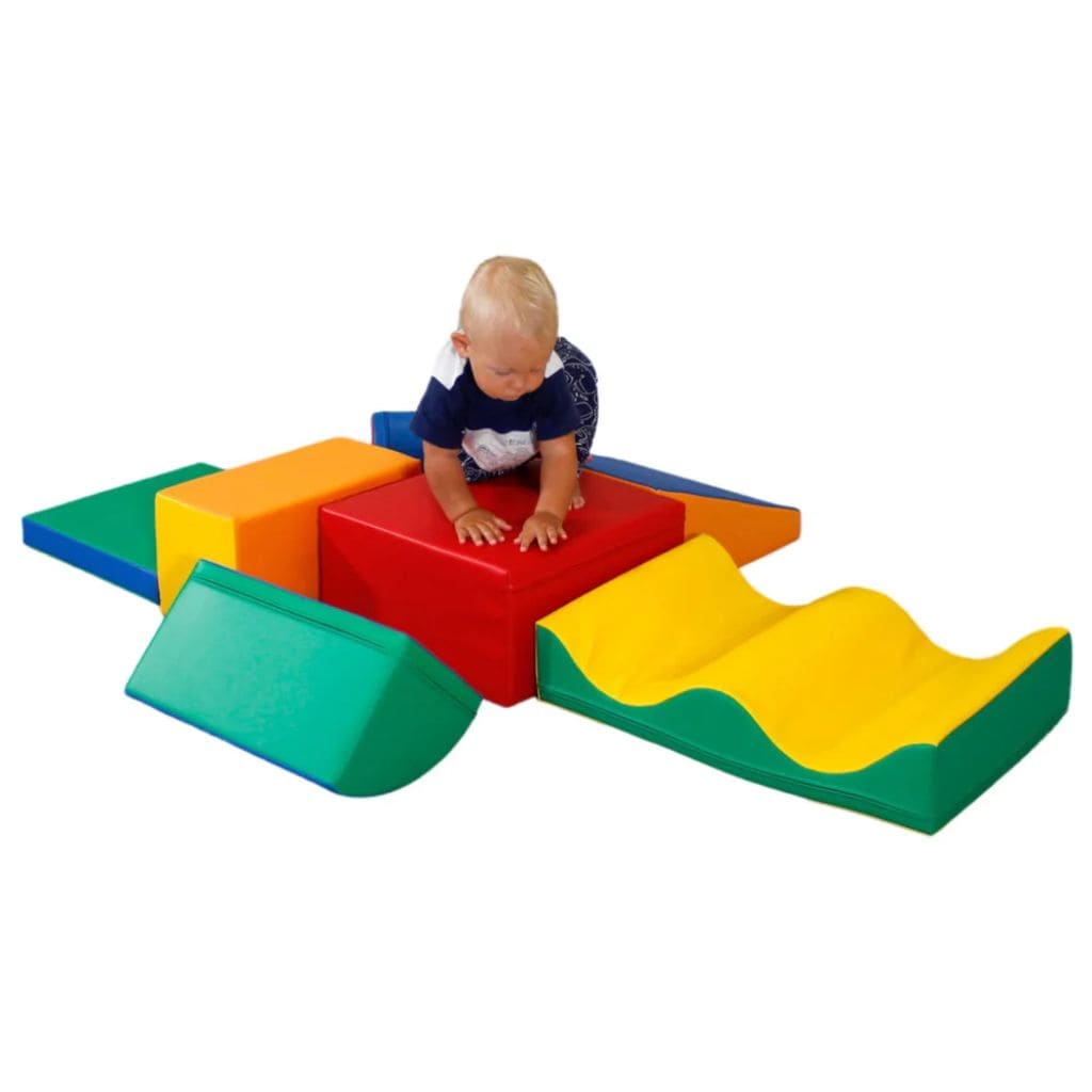 Ensemble de 7 Blocs de Mousse Soft Play- Multicolor