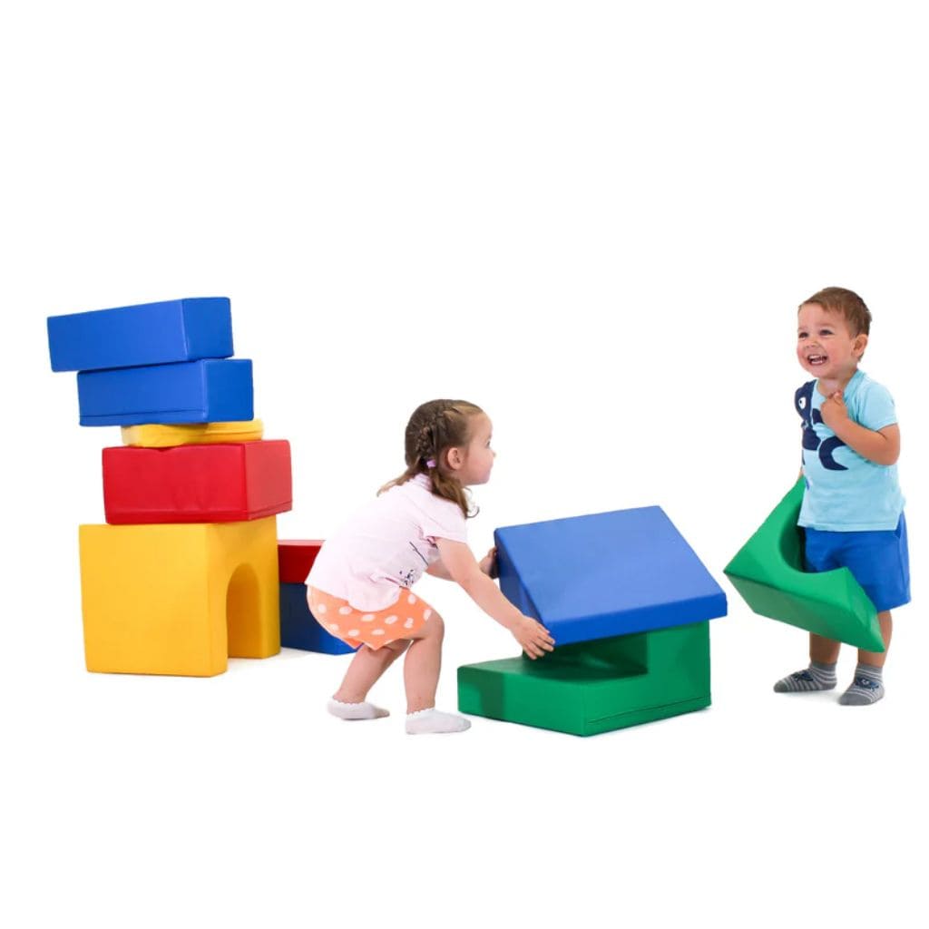 Ensemble de 10 Blocs de Mousse Soft Play  - Multicolor
