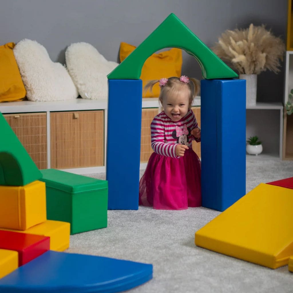 Ensemble de 10 Blocs de Mousse Soft Play  - Multicolor