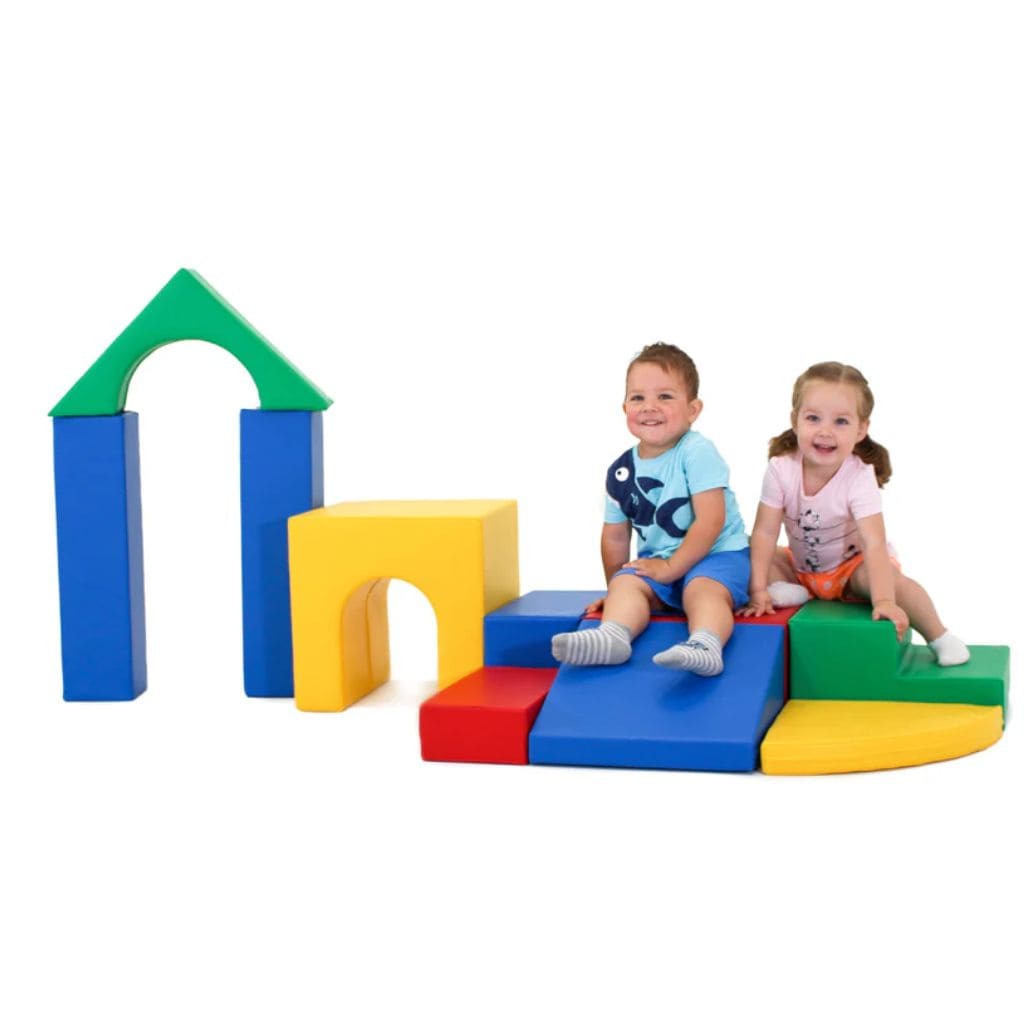 Ensemble de 10 Blocs de Mousse Soft Play  - Multicolor